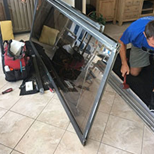 sliding glass door frame repair Wellington